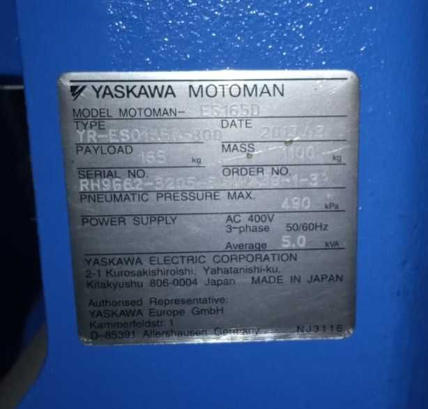 Layout Robotizado completo (YASKAWA MOTOMAN 3un)