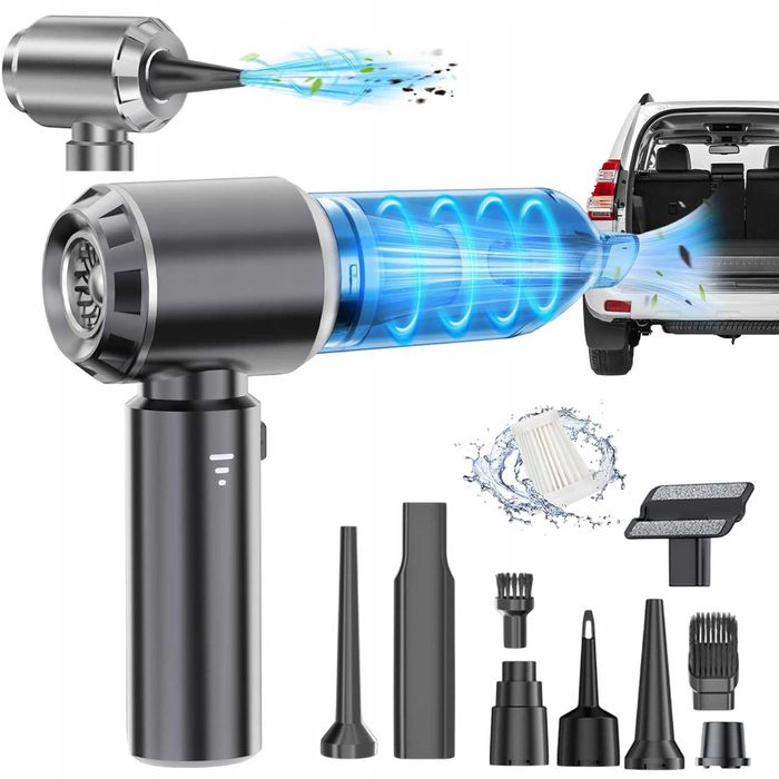 ODKURZACZ uniwersalny bezprzewodowy  ręczny 4W1 AKUMULATOROWY USB 100