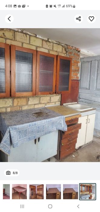 Кухонный гарнитур сервант шкаф ссср самовывоз