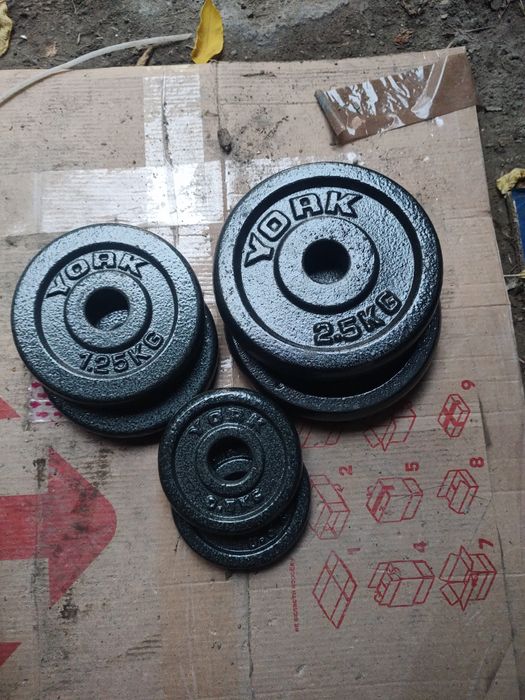 Чемодан с разборными гантелями