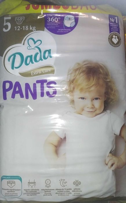 Pieluchomajtki Dada extra care 5 Jumbobg