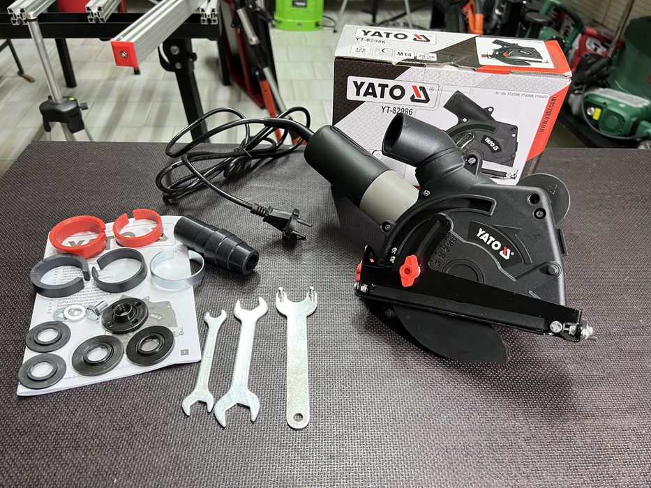 Кожух YATO для болгарки Штроборез До 45° регулировка угла и глубины