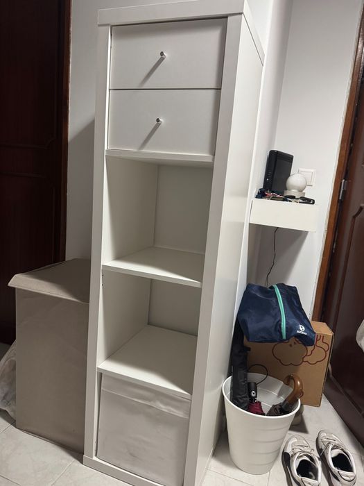IKEA KALLAX c/ 2 gavetas - Branco