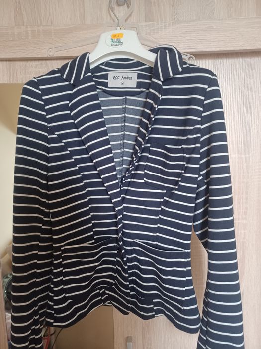 Elegancka marynarka w paski rozmiar M