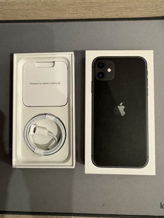 iPhone 11 128GB Czarny - Pierwszy Właściciel, Oryginalne Pudełko