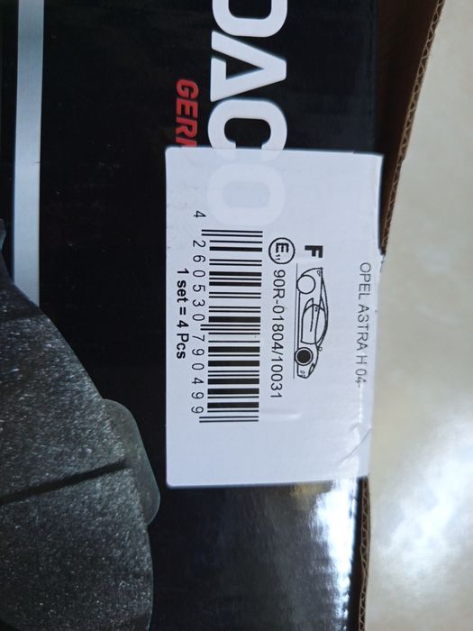 Klocki hamulcowe Opel Astra nowe