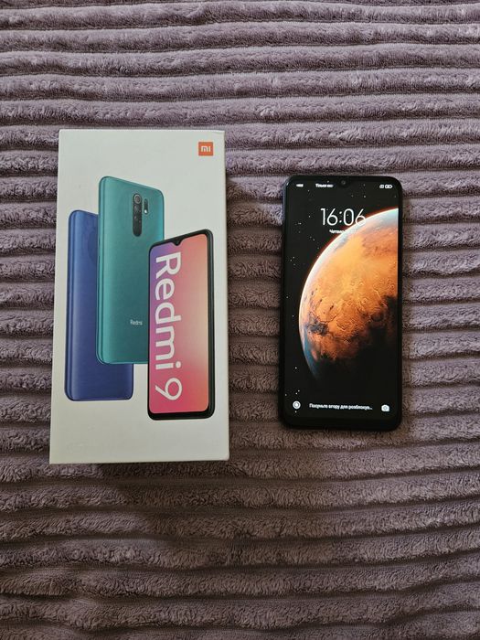 Телефон Xiaomi Redmi 9 б/у 32Гб