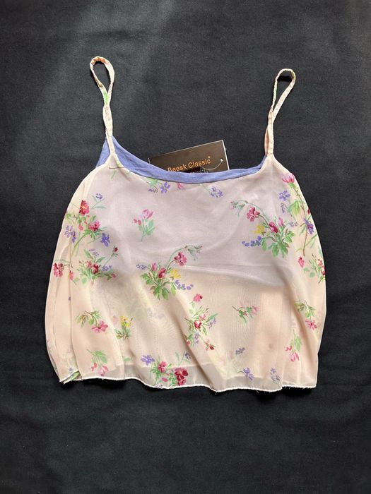 Crop top floral. Novo com etiqueta