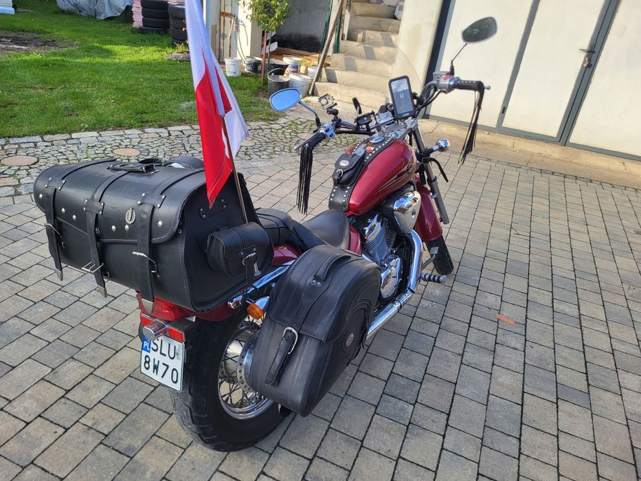 Honda shadow 600 vlx wersja USA ubrany w kufry rok 2003
