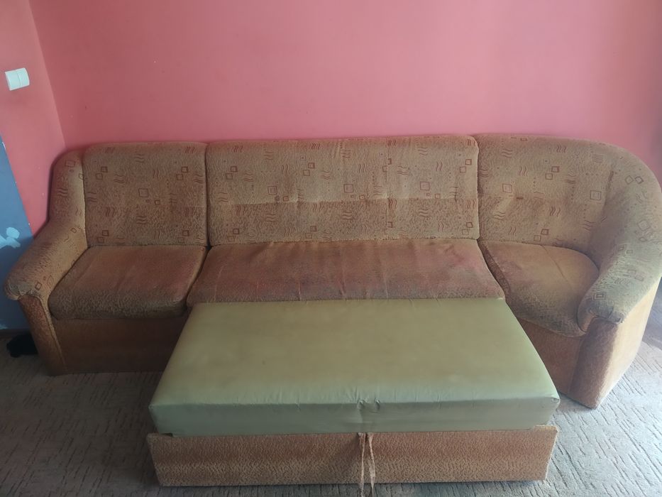 Narożnik + fotel, kanapa 2 - osobowa,  łóżko, sofa