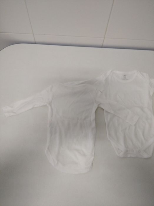 Dois bodys novos da Modalfa tamanho 1/3 meses