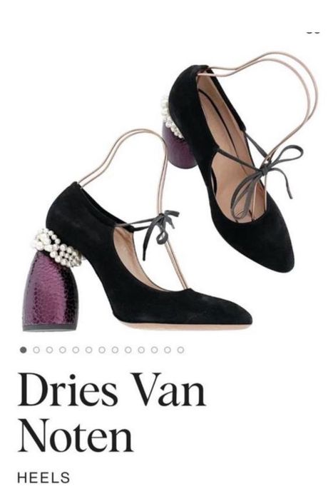 Dries van noten оксамитові  туфлі мері джейн