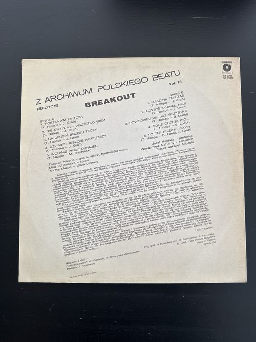Breakout - Na drugim brzegu tęczy 1986 Vinyl