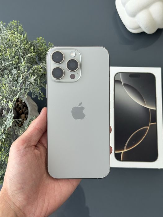 iPhone 16 Pro Max 512gb Natural Titanium Neverlock АКБ 93% Айфон Обмін