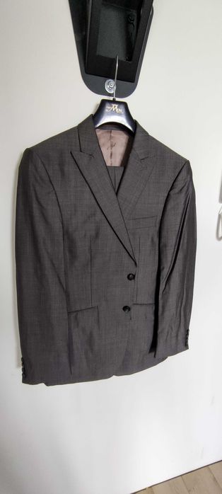 Garnitur jedwabny Pierre Cardin (szary/melanż/grafitowy)