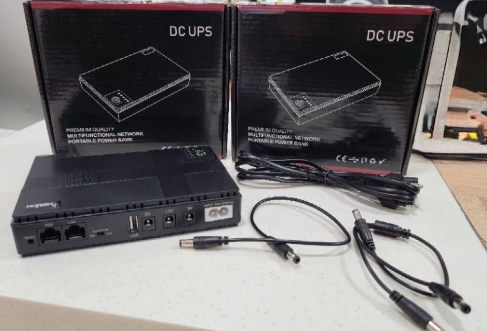 Міні UPS для роутера DC UPS | Безперебійник для Wi-Fi 5V / 9V / 12V
