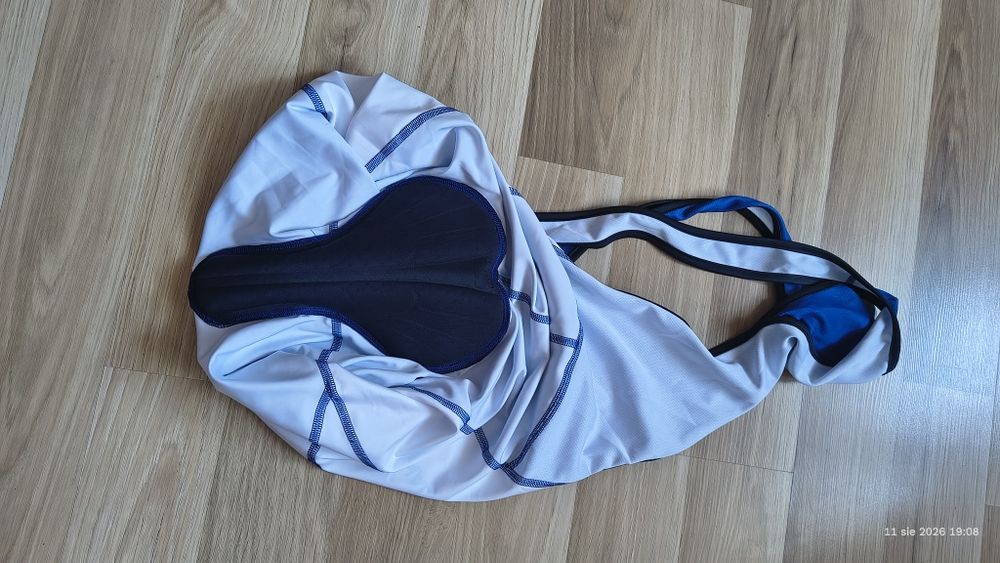 Spodenki rowerowe nowe szelki wkładka