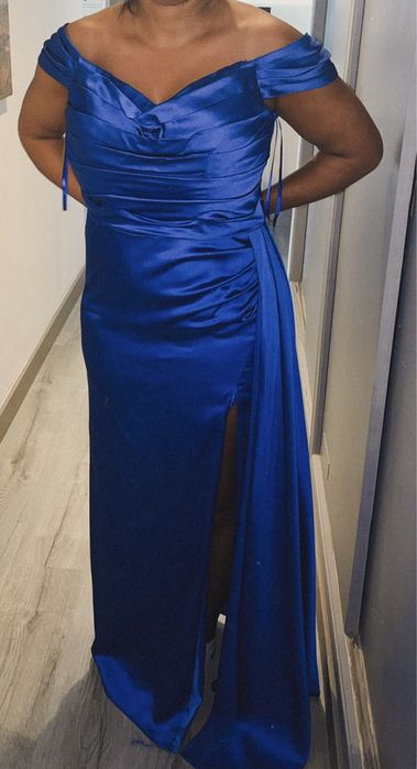 Vestido azul royal
