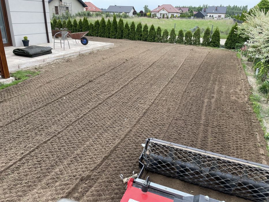 Usługa glebogryzarką separacyjną 1-1,5zl m2