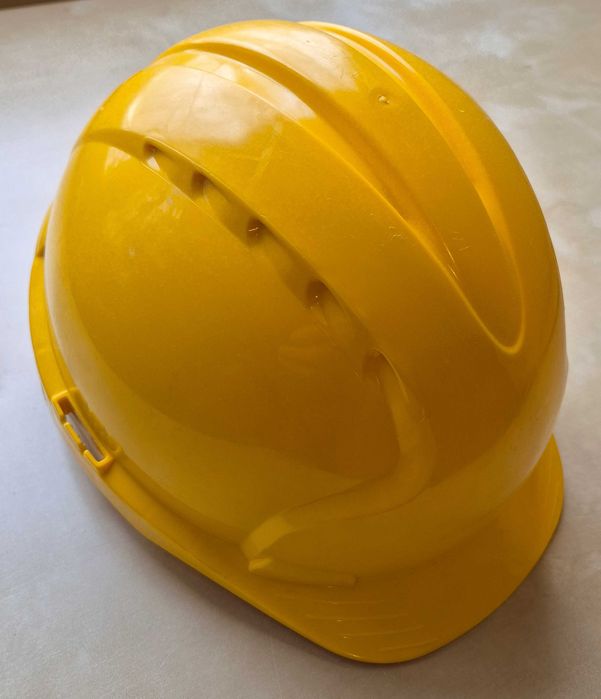 Kask ochronny żółty - prawie nowy - Gdańsk-Przymorze