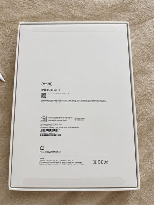 Apple iPad A16- 128 GB- Wi-Fi