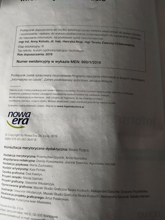 Informatyka na czasie kl.1