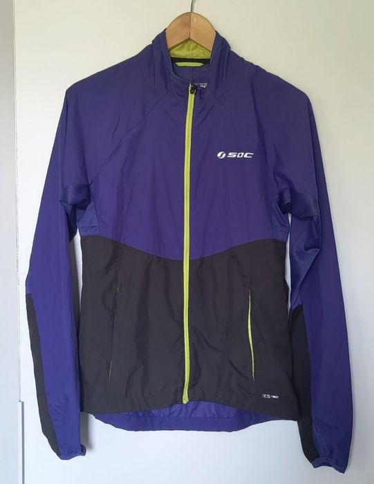 Kurtka damska biegowa SOC 36 do biegania przeciwwiatrowa