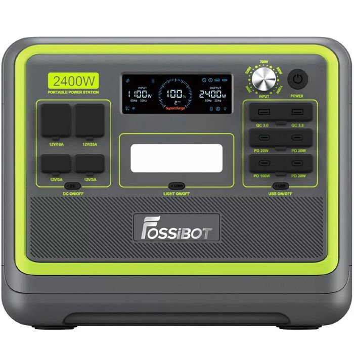 Портативна зарядна станція Fossibot F2400 Green