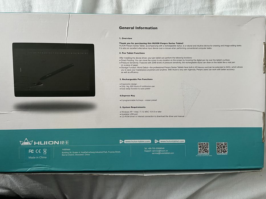 Huion Pen Pro 1060 Pro+ Professional Digital Tablet64283898218114122