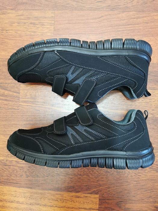 Super Lekkie Wygodne Adidasy Męskie Na Codzień Do Biegania Na Rzepy