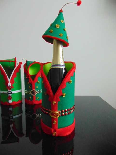 do kolekcji - ozdoba świateczna na butelke - prezent nr 4