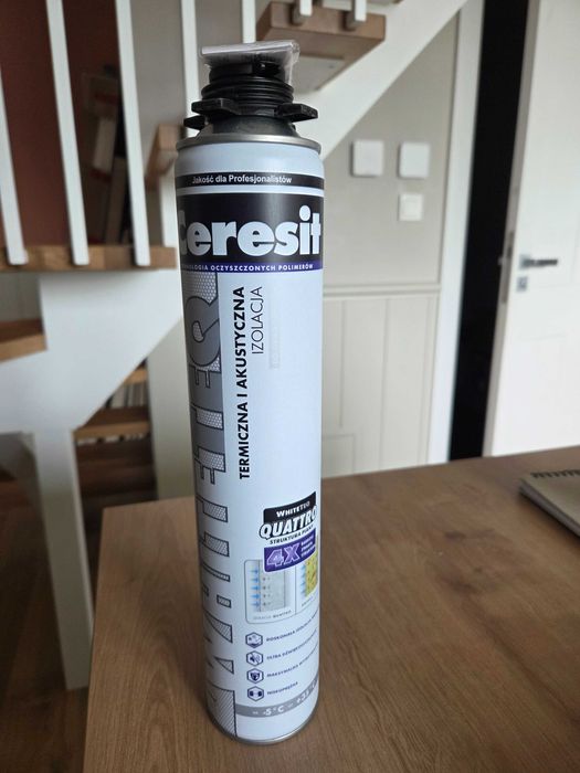 11 opakowań Ceresit WhiteTeQ Quattro 750 ml – piana montażowa pistoletowa – nowa