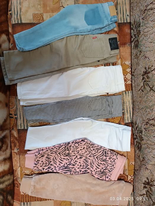 Джинси,брюки,спортивні штани 86-104 рр