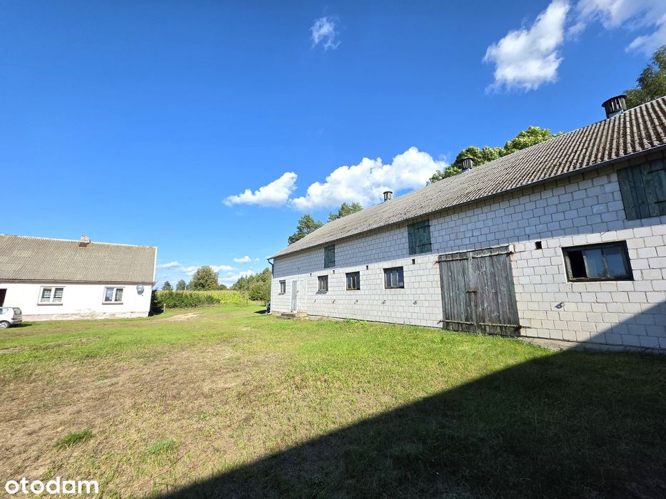 Siedlisko Na Podlasiu | 1,28 Ha| Dom + Zabudowania | Las Obok | M.huta