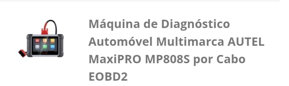 Máquina diagnóstico autel maxi pro mp 800s