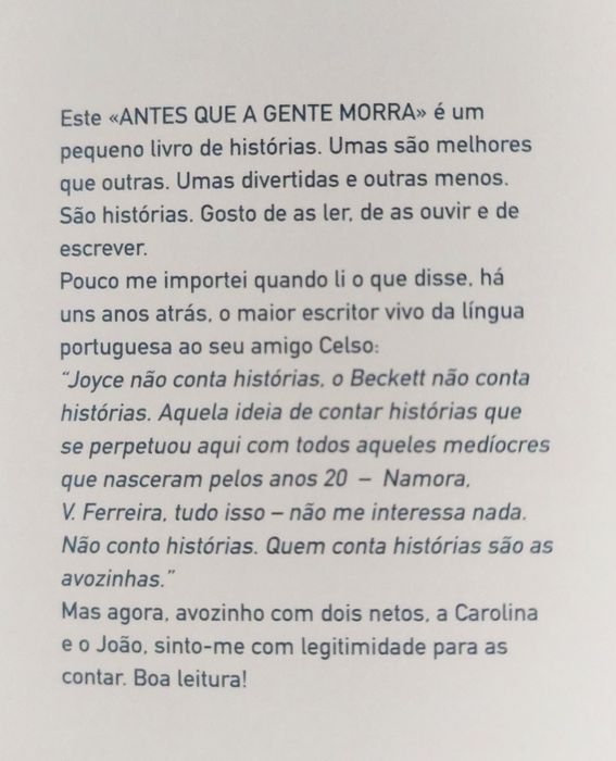 Antes Que a Gente Morra