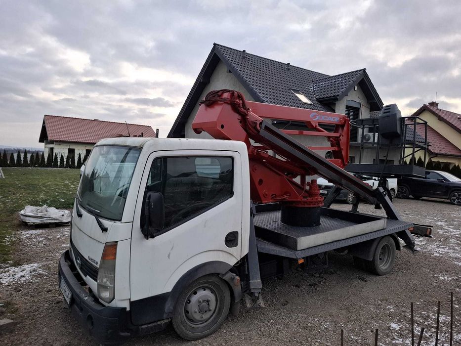 Nissan cabstar 35.11 2.5d zwyżka podnośnik koszowy 22m socage da22 udt