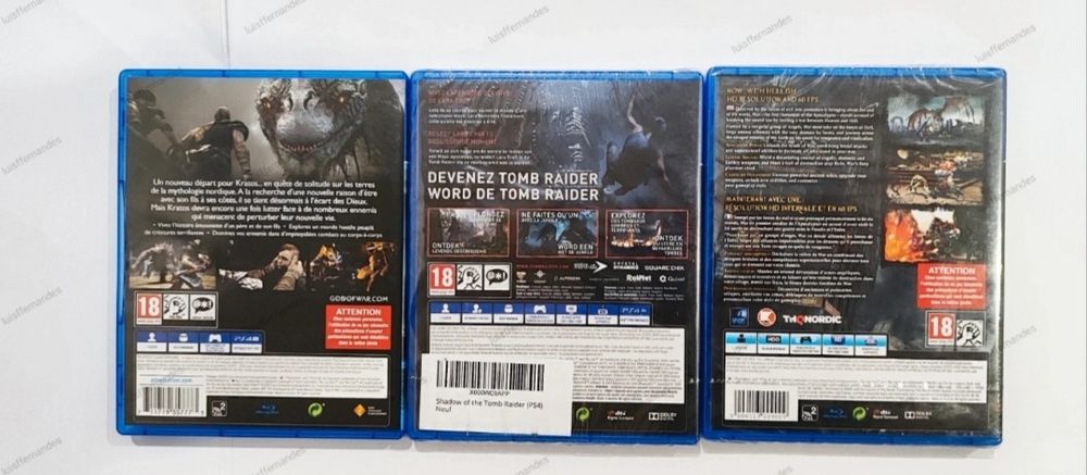 Jogos originais para PS4, em perfeito estado.