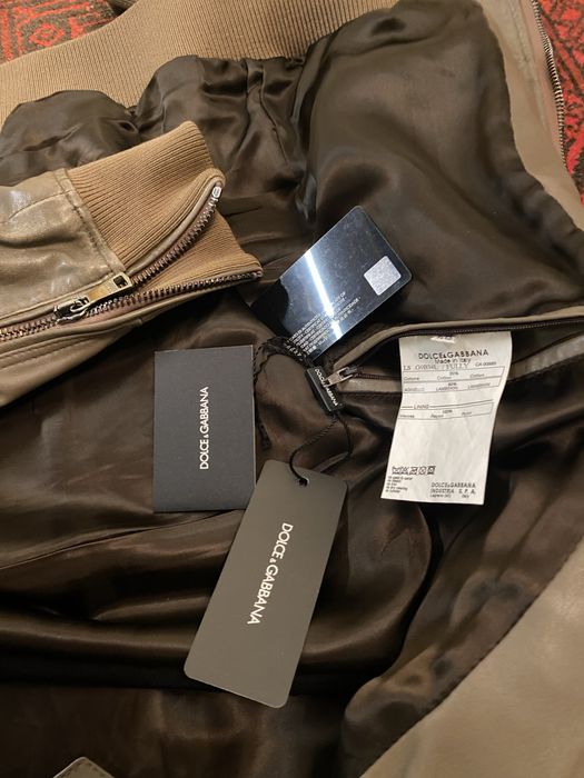 Dolce & Gabbana kurtka skorzana IT48 slim