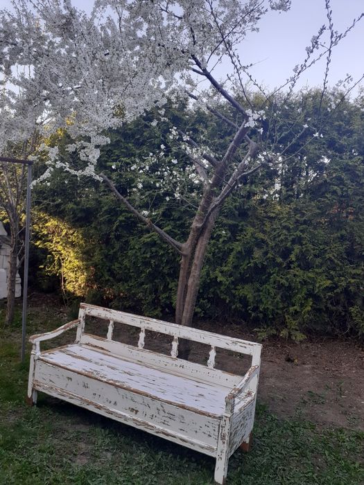 Ławka ogrodowa rustykalna