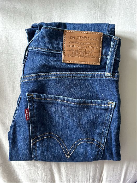 Granatowe jeansy / dżinsy Levi’s
