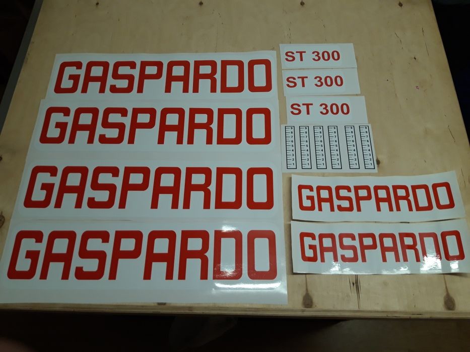 Naklejki gaspardo st 300 m300s