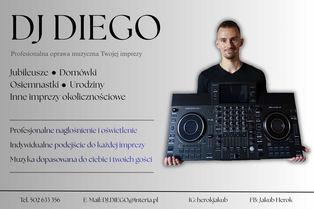 DJ na imprezy okolicznościowe - 18-stki, urodziny, inne imprezy okolicznościowe