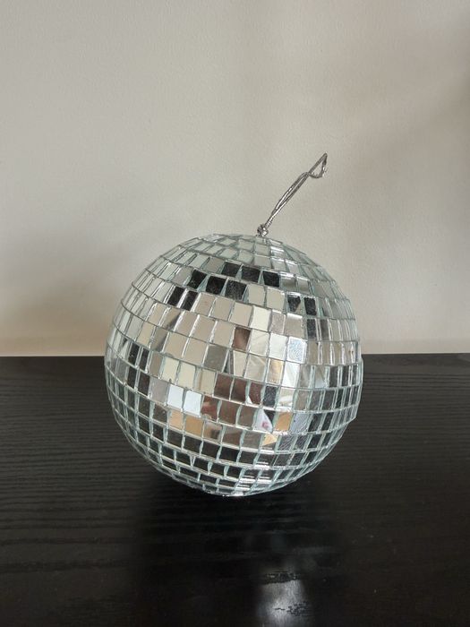 Szklana lustrzana kula dyskotekowa disco ozdoba dekoracja dj