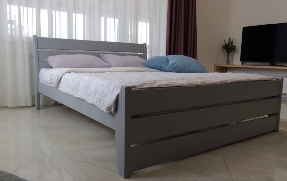 Ліжко Букове 160х200 , Доставка безкоштовна