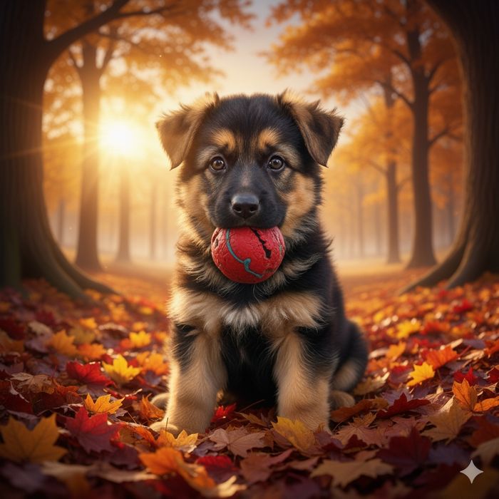 Цуценята німецької вівчарки