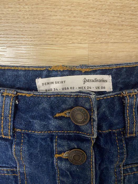 jeansowa spódniczka Stradivarius XS