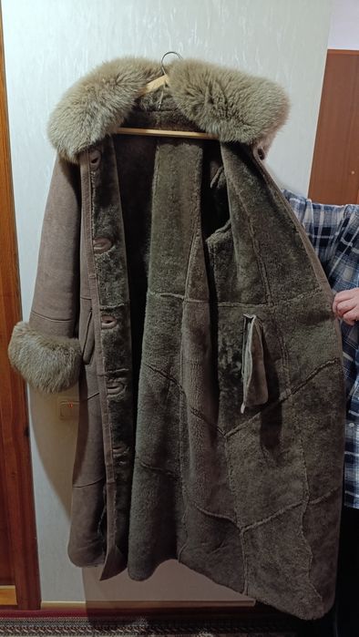 Дублянка жіноча з натуральним хутром