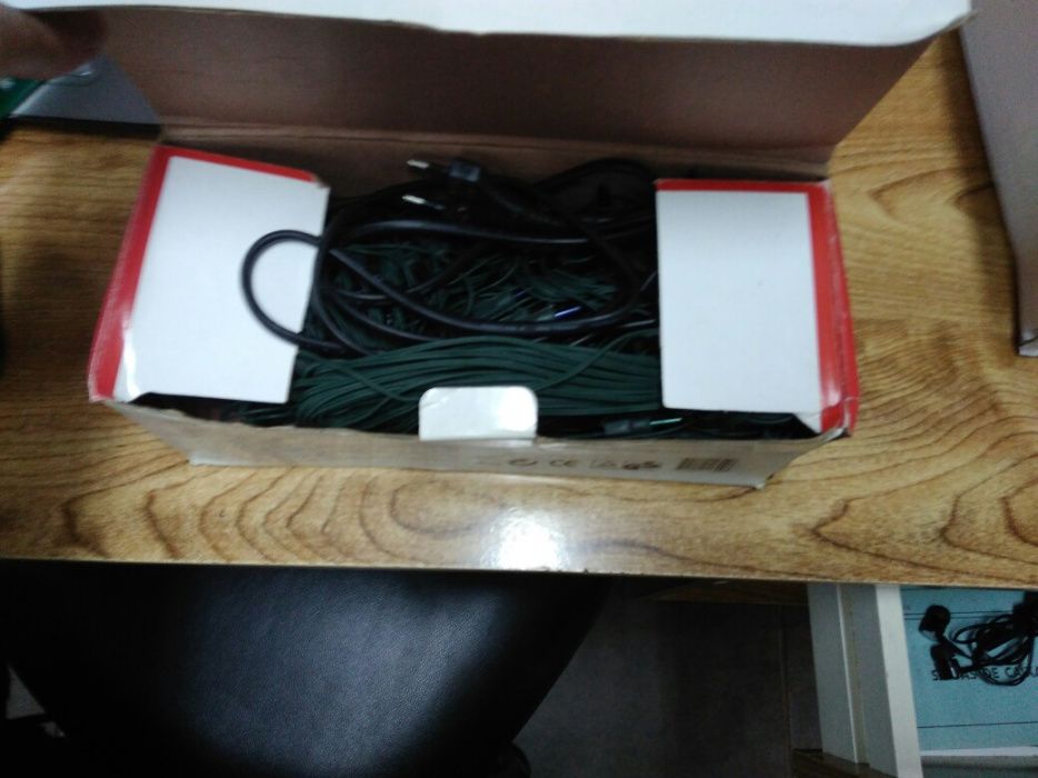 Luzes de natal vermelho verde amarelo 10 Metros