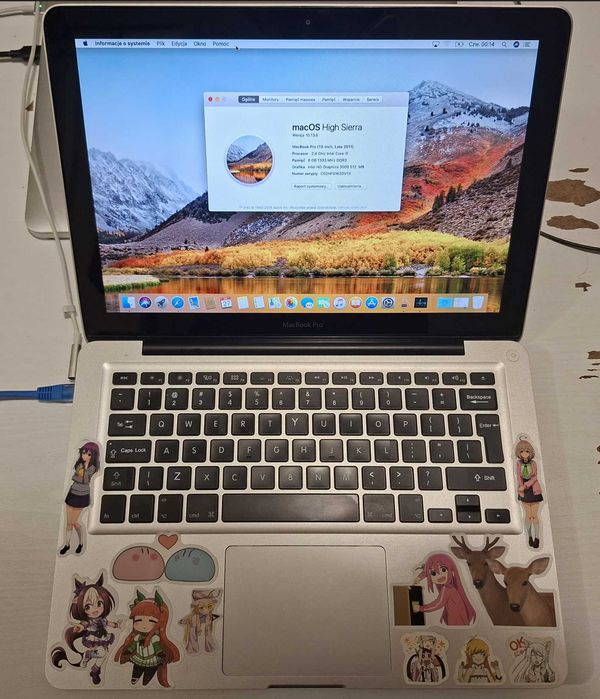 MacBook Pro 13" Late 2011 A1278 8/120SSD i5